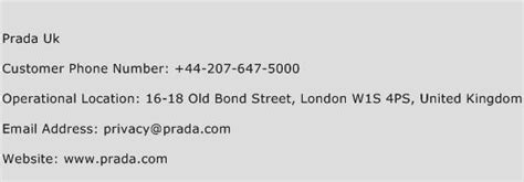 Prada phone number